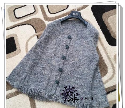 素雅大方的女生小流苏款开衫毛衣编织,带详细教程