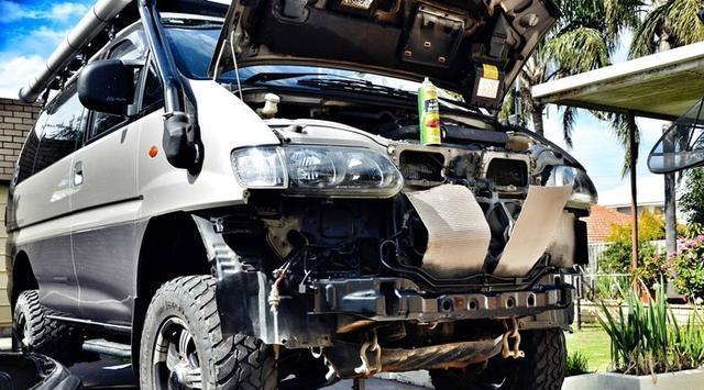 史上最强大的越野面包车爆改三菱l400这外观帅爆了