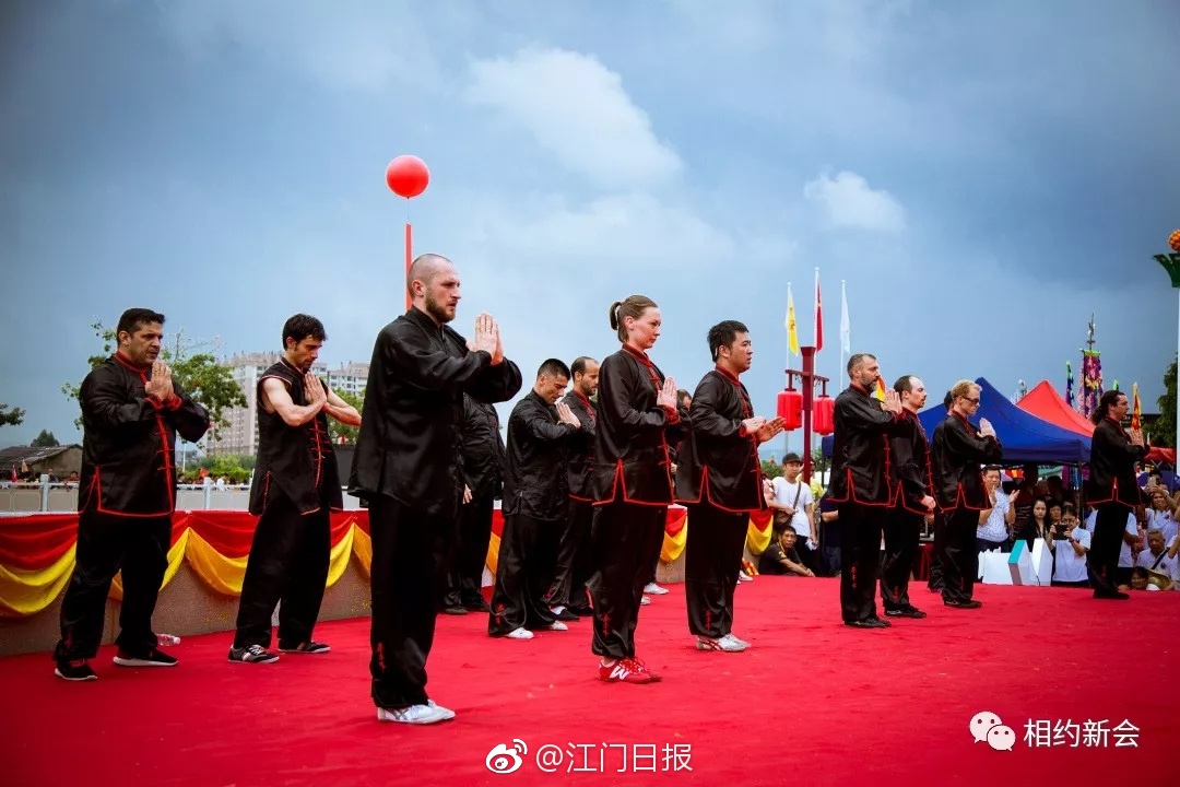 蔡李佛拳火遍全球 18个国家和地区的"粉丝"齐聚新会