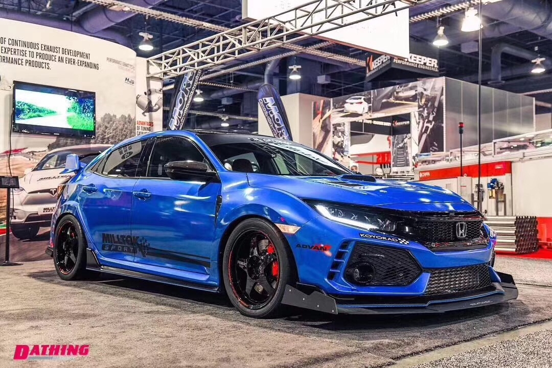 武装到牙齿的本田思域fk8一切的改装只为更好的赛道体验