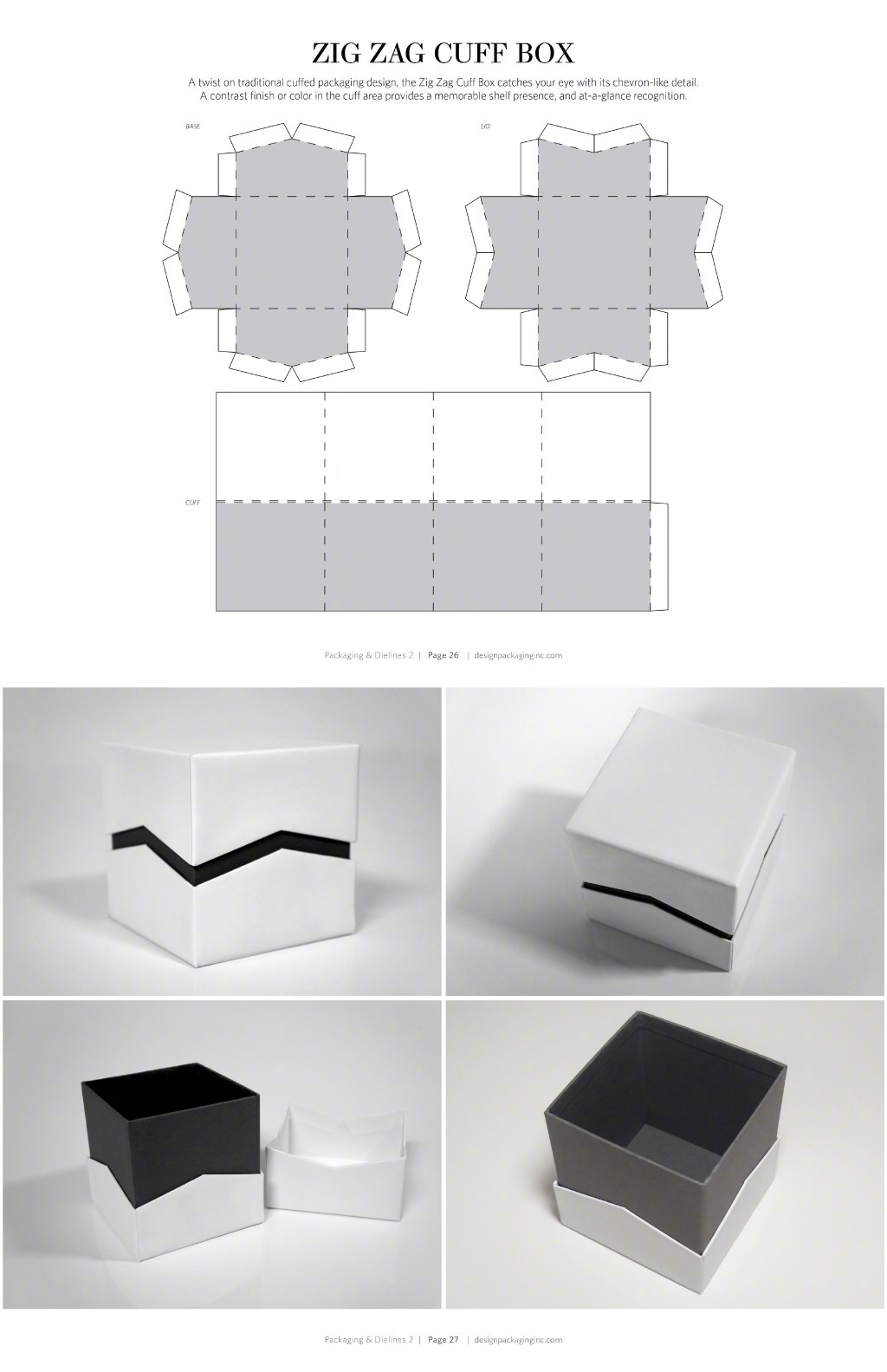 创意包装盒型结构图