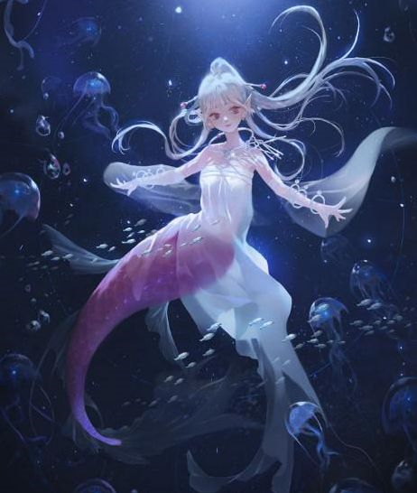 十二星座化身美人鱼金牛座贵气逼人射手座手戴枷锁