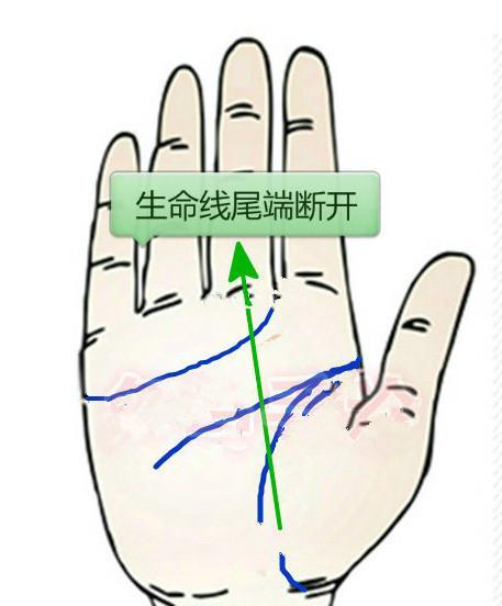 生命线出现断开不连贯的情况这又代表着什么含义呢