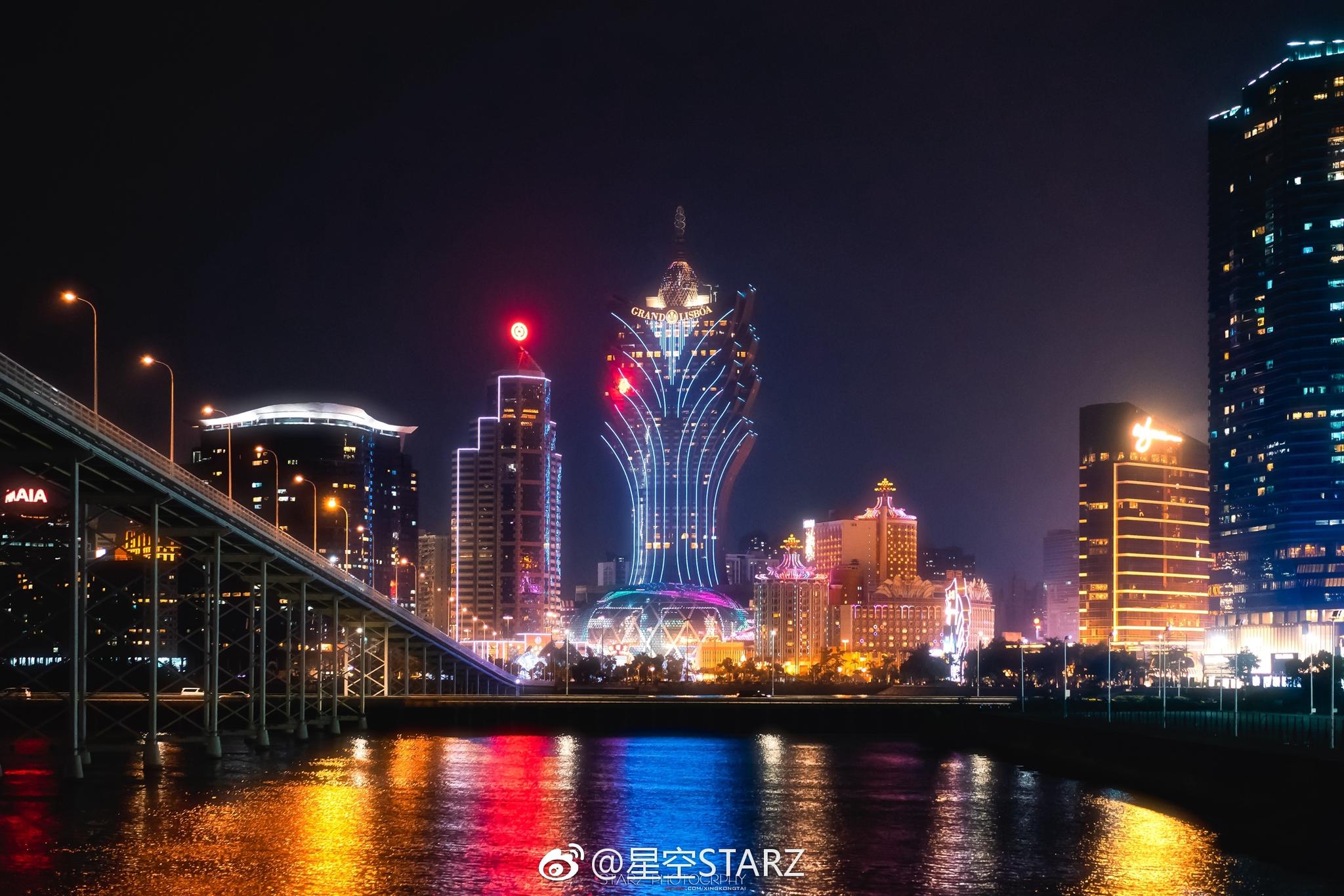 珠澳海湾夜游|澳门|海湾|夹板_新浪新闻