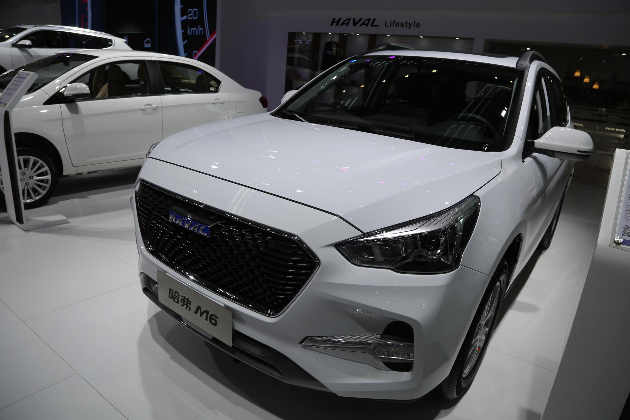 长城哈弗m6 蓝标版,10万级别超值家用suv,车展实拍!