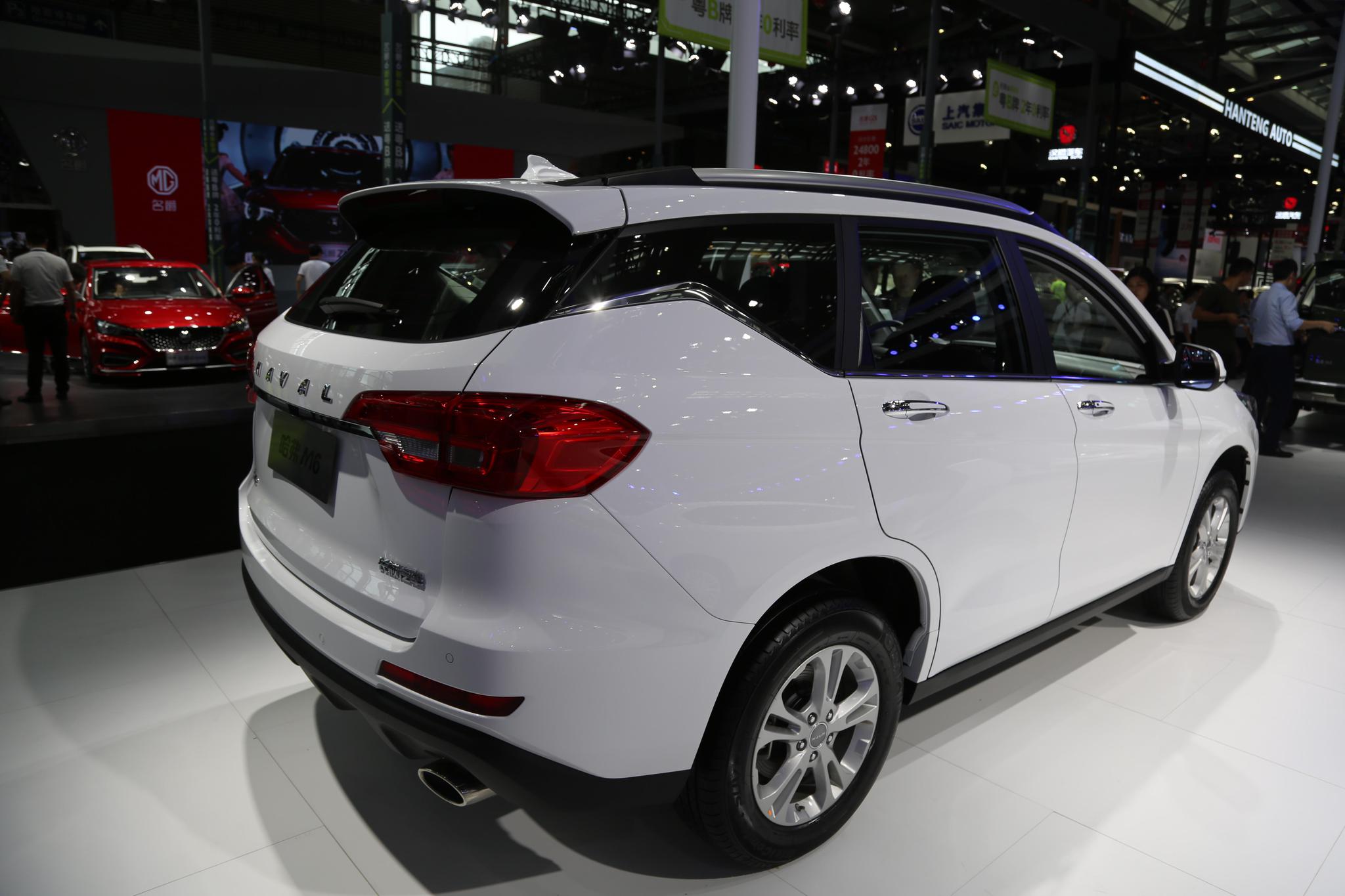 长城哈弗m6 蓝标版,10万级别超值家用suv,车展实拍!