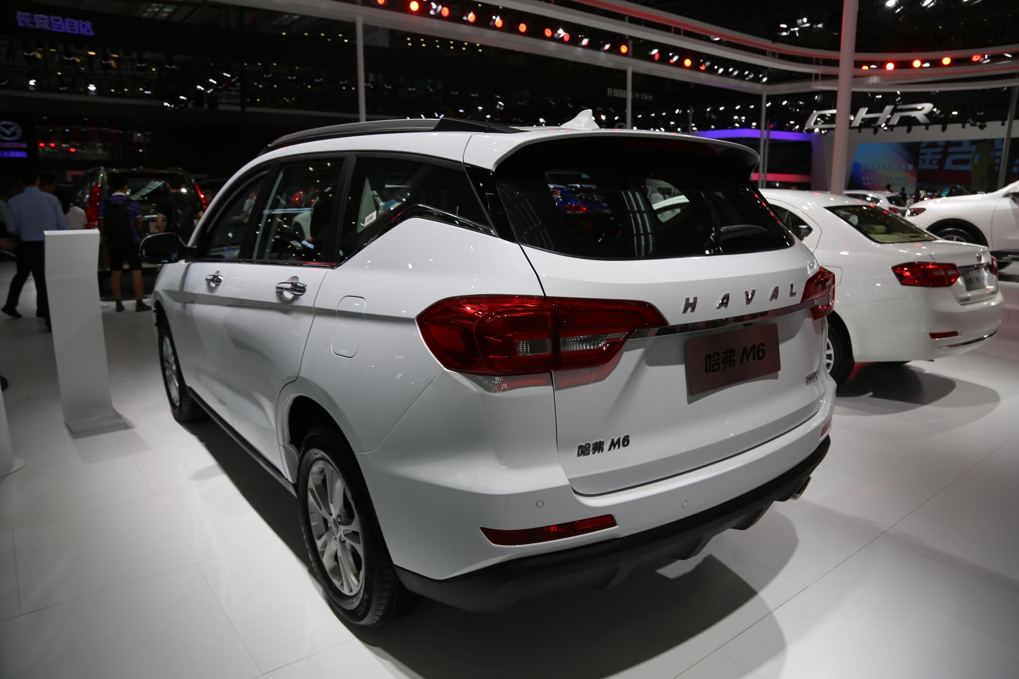 长城哈弗m6 蓝标版,10万级别超值家用suv,车展实拍!