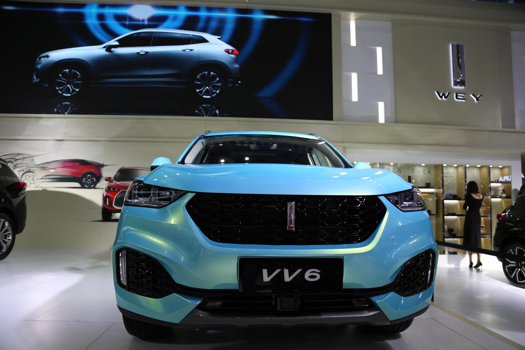 长城wey vv6,15万级别智能豪华suv,车展实拍!-新浪汽车