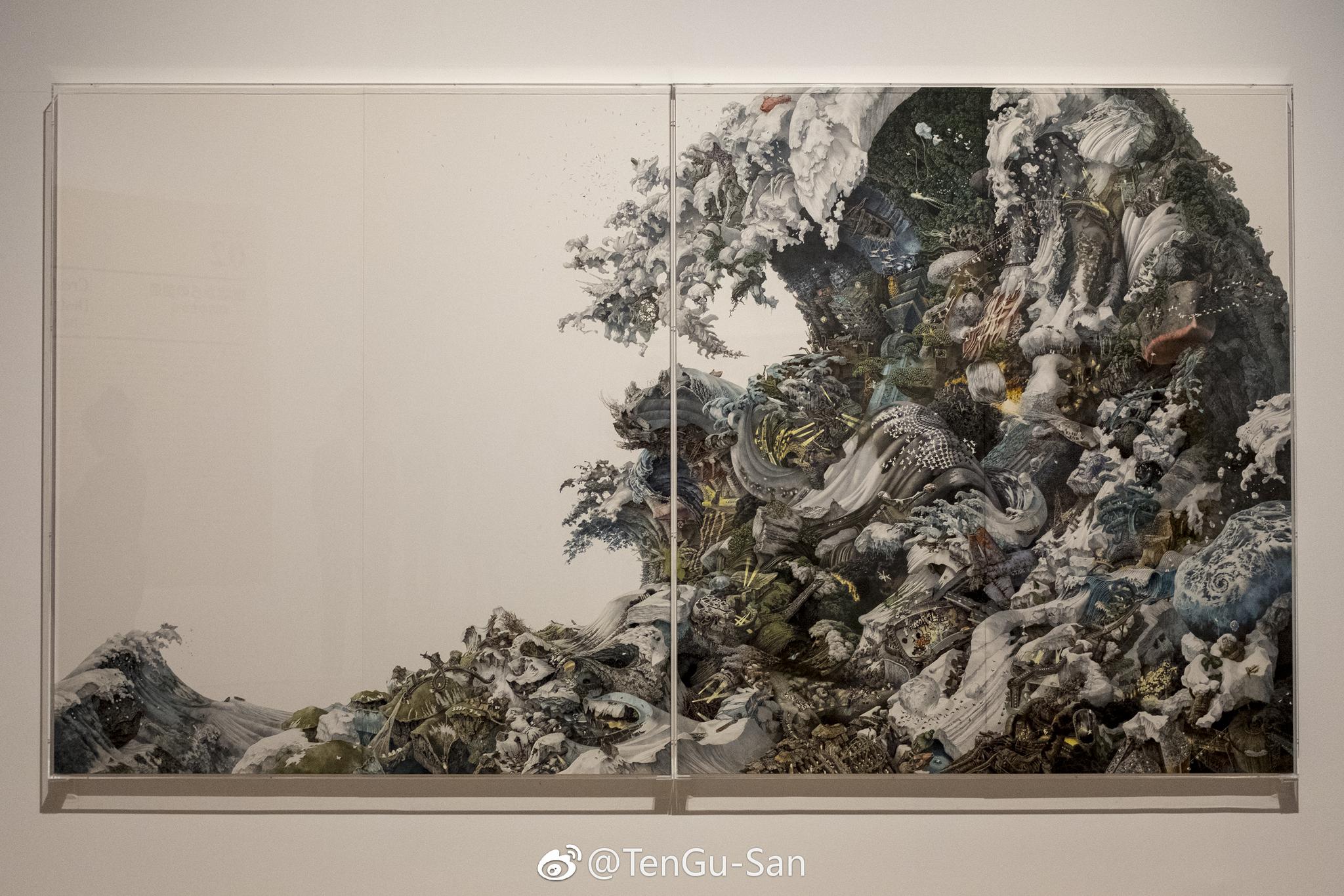 池田学的作品预兆点查看原图看看这副充满各种细节的作品