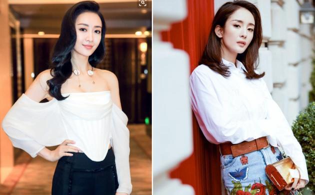 这么久了, 杨幂和王鸥终于杠上, 穿同一套衣服, 网友: 比腿长吗?