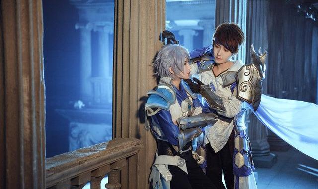 王者荣耀时尚先生赵云和他背后的男人云亮cp的双人cos