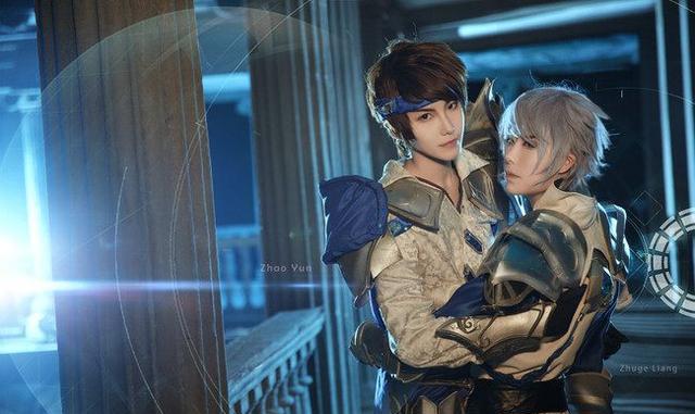 王者荣耀时尚先生赵云和他背后的男人云亮cp的双人cos