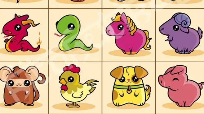 十二生肖运势卡通画法图(12生肖卡通画大全)