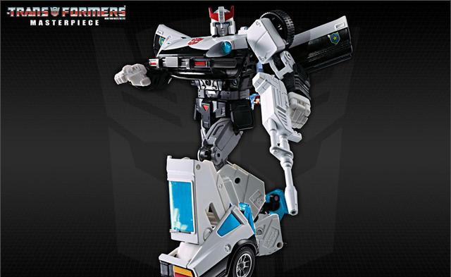 资讯:变形金刚官方 限定 mp17  警车 动画配色