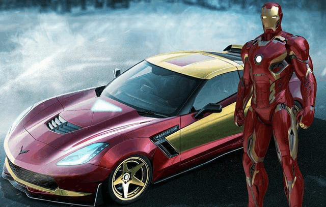 福特野马gt350r, 超级英雄美国队长钢铁侠专用跑车!