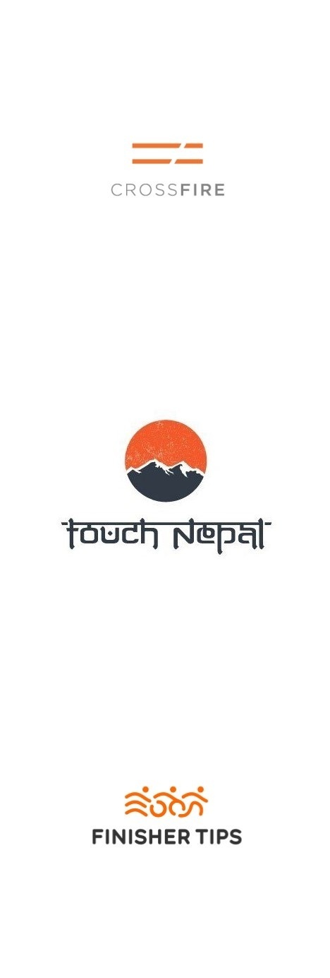 一组漂亮的橘色logo设计|橘色|logo设计_新浪新闻