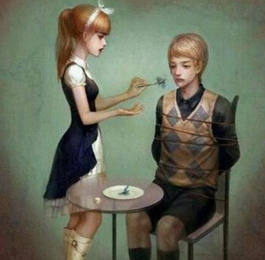 赤裸裸的人性图图1是宠物的奴隶图2是被束缚的男人