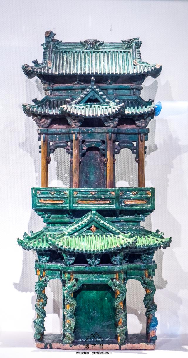山西博物院藏· 明代楼阁形琉璃脊刹|山西博物院|古建筑|正中|屋顶|楼阁_新浪新闻