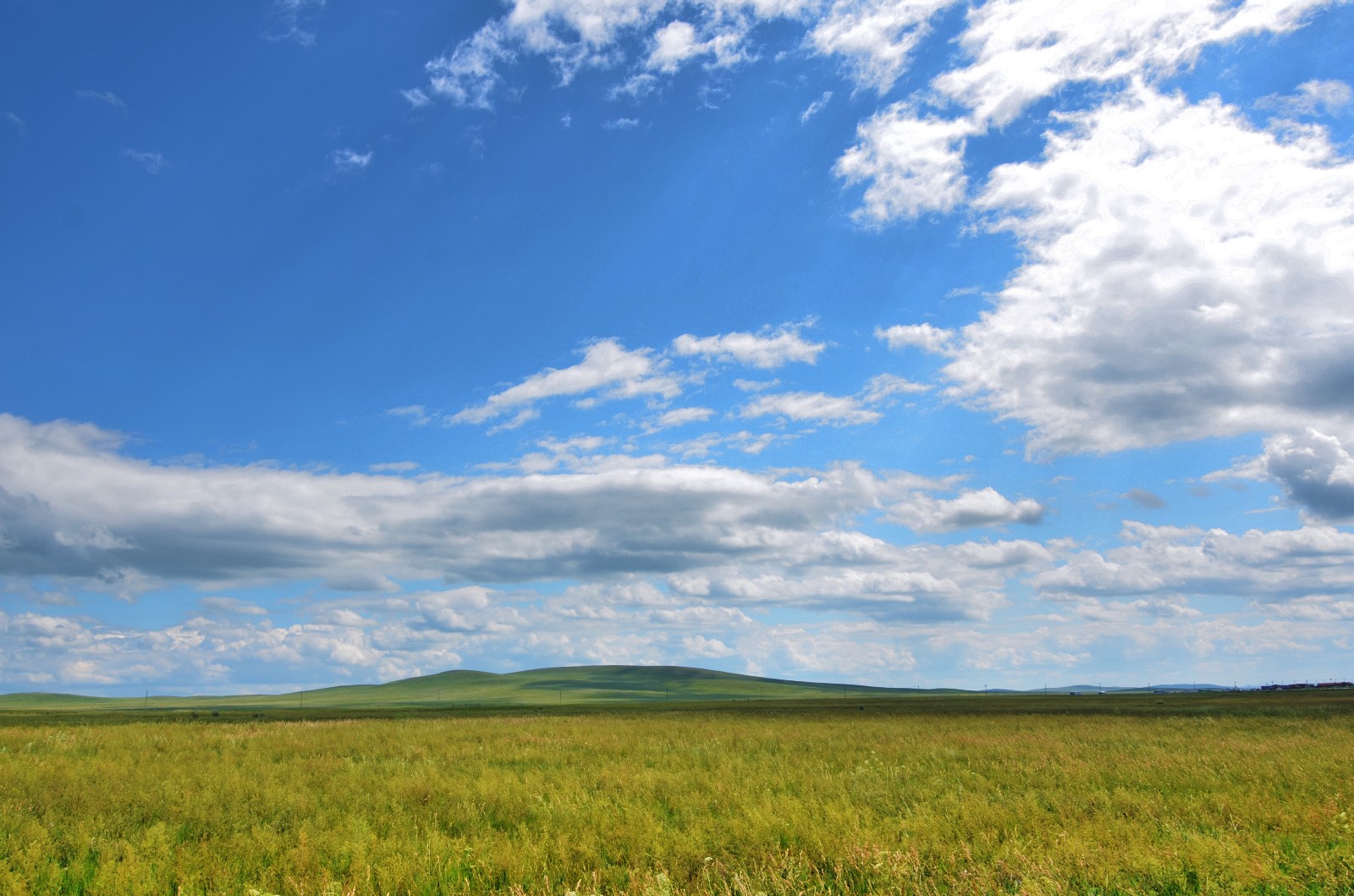 恬淡,是禅里开出的花,可以做桌面的乌拉盖草原风光【原创摄影】