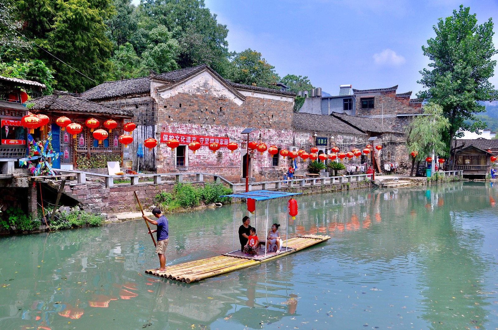 刘家桥风光湖北咸宁明清古建筑