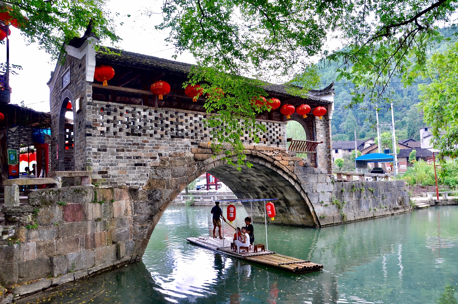 刘家桥风光湖北咸宁明清古建筑