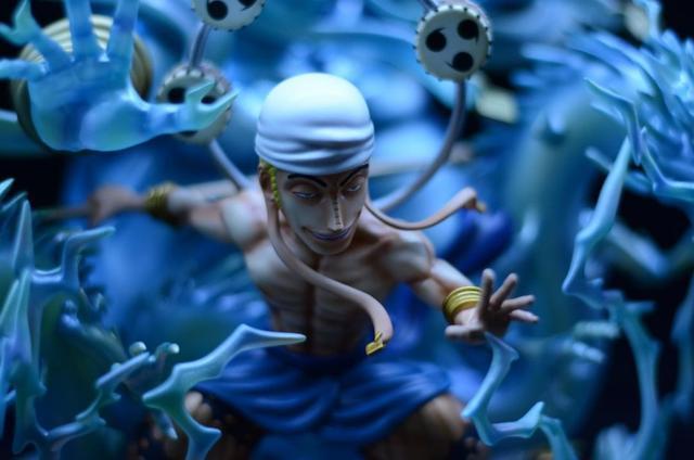 海贼王艾尼路新手办响雷果实威力全展现阴邪笑脸神还原