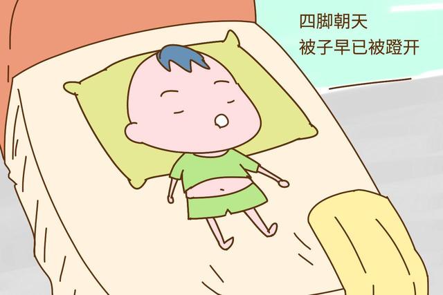 宝宝睡觉不老实,老是踢被子睡姿怪异?可能是疾病信号别大意了!