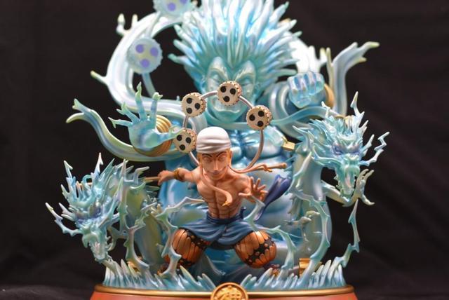 海贼王艾尼路新手办响雷果实威力全展现阴邪笑脸神还原