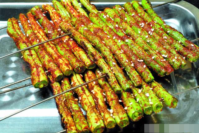 烧烤界排名前5的素菜,铁板韭菜只能垫底,网友:前三种太美味!