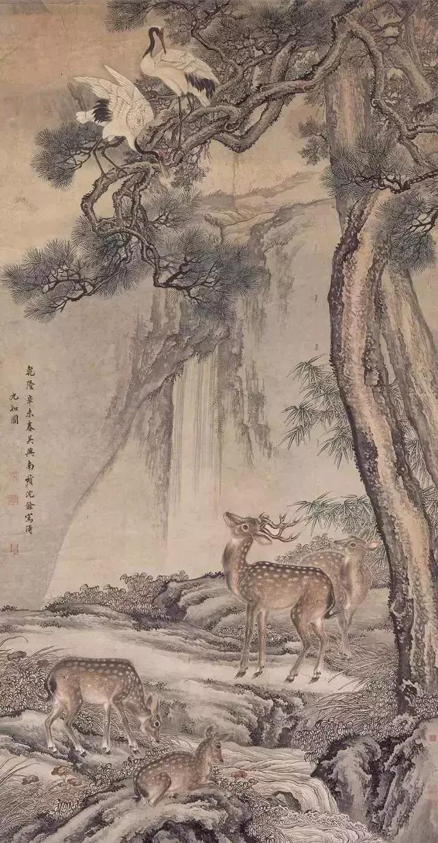 历代名家画鹿图锦集|沈铨|历代|名家_新浪新闻