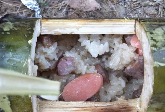 一学就会野外顶级美食竹筒饭做法光看图片就流口水