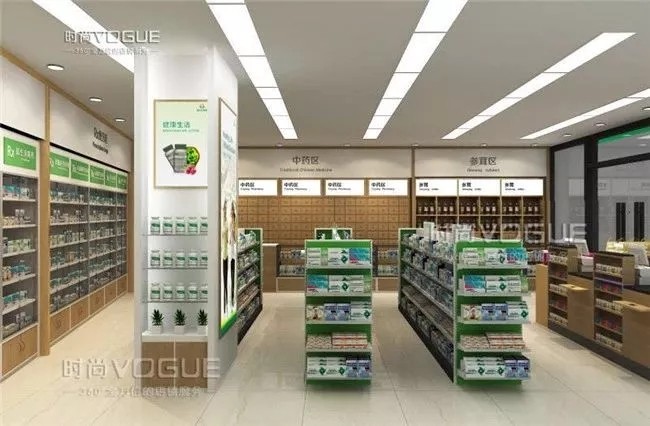 药店设计详解(三):店里有柱子怎么装修?推荐7种解决办法!