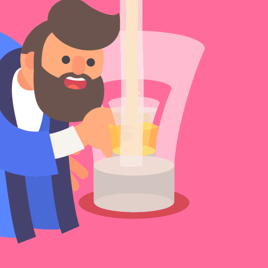 这位胡渣大叔火了,他将扁平化gif推向了极致