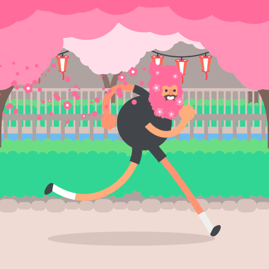 这位胡渣大叔火了,他将扁平化gif推向了极致