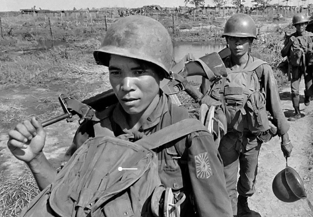 战斗的越南南方青年图片