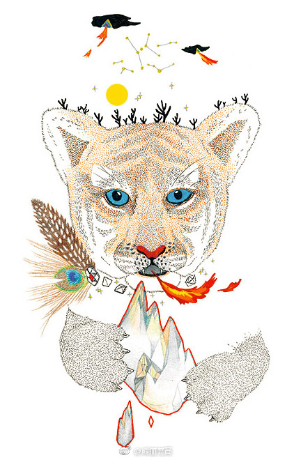 plum的一组创意插画作品柔和清新的色|插画|意象|设计师_新浪新闻