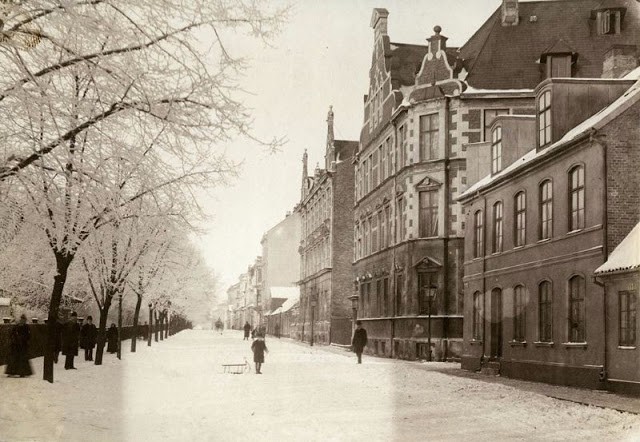 老照片二十世纪初的瑞典街头4