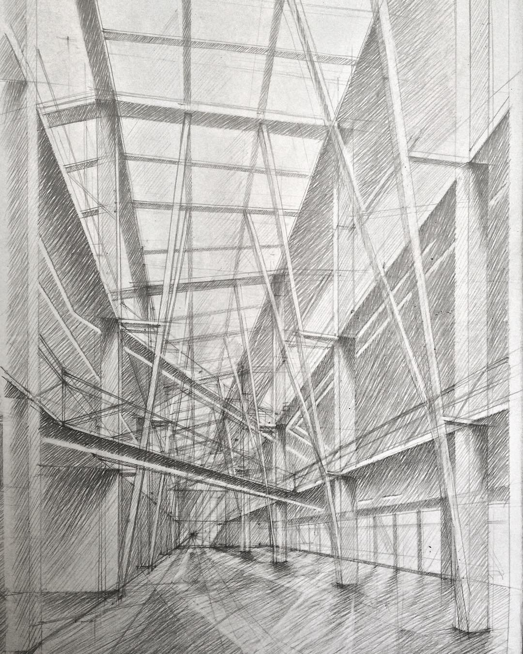 建筑设计师adelinagareeva设计手稿