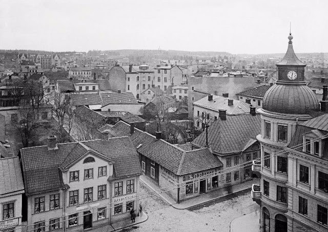 老照片二十世纪初的瑞典街头3