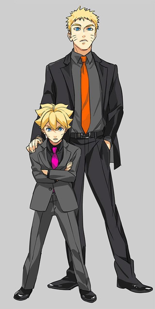 鸣人和博人同框超有爱简直甜炸了这才是父子俩的正确打开方式