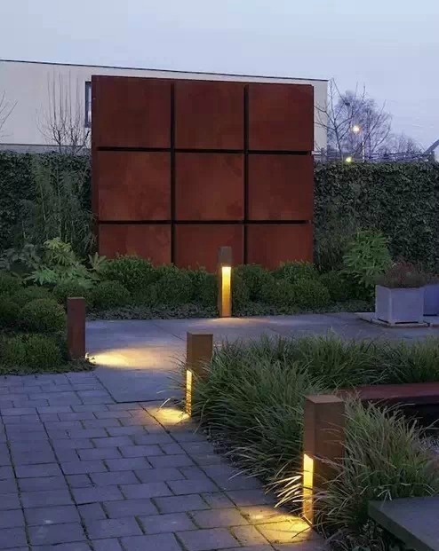 耐候钢板在景观中的应用