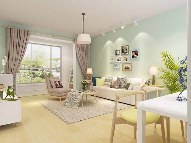 客厅墙面,颜色这样搭真好看,恨不得马上将自家重刷一遍!