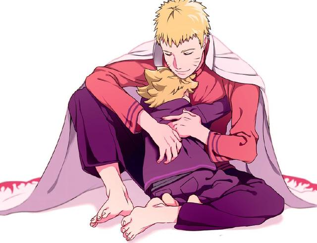 鸣人和博人同框超有爱简直甜炸了这才是父子俩的正确打开方式