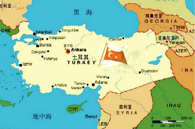 军事专家称:土耳其之所以走上一个实用主义国家之列,和它的地理位置是