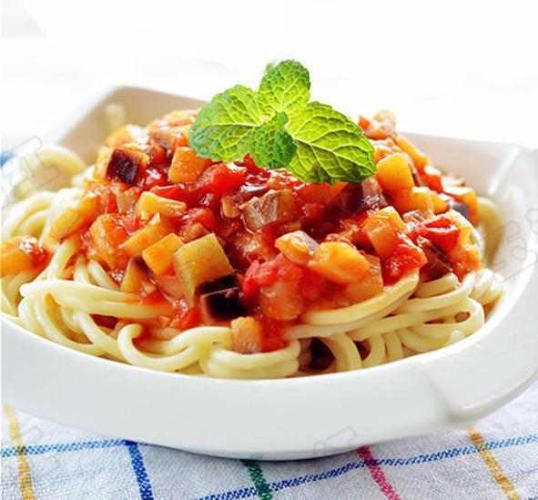 西红柿茄子拌面——永远也吃不够的家常面