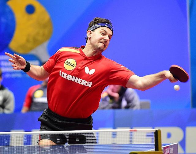 国乒无比赛仍加紧训练,波尔一整天不摸球拍淡定喝咖啡