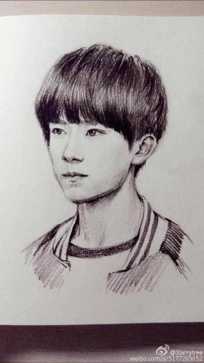 明星画像:朱一龙神似,杨洋很撩,邓伦真"灵魂画"|朱一龙|杨洋|素描