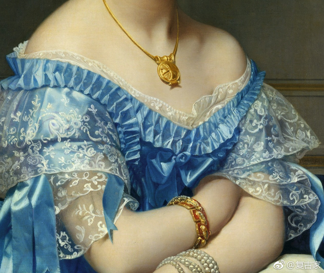 加拉的玻林娜埃莲诺尔是画家安格尔1853年创作的一幅布面油画作