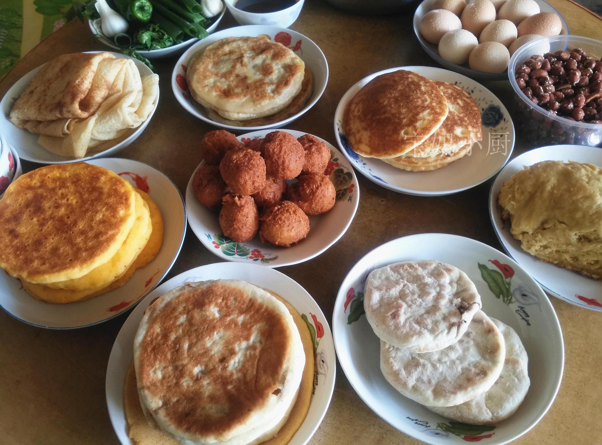 农村这早餐城里姑爷看傻眼好多都没见过不吃撑不撂筷