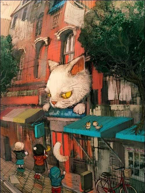 插画:各类插画师作品|插画师|插画|视觉系_新浪新闻